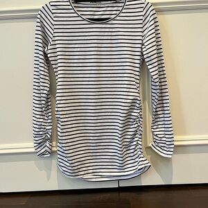 Maternity Striped Black and White Women's Top